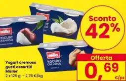 Interspar Yogurt cremoso gusti assortiti Müller offerta