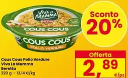 Interspar Cous Cous Pollo Verdure Viva La Mamma Beretta offerta