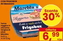 Interspar Tonno Leggero in olio Extra Vergine di oliva Mareblu offerta