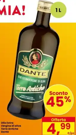 Interspar Olio Extra Vergine di oliva Terre Antiche Dante offerta