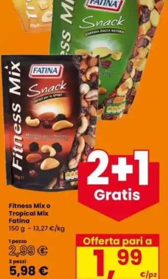 Interspar Fitness Mix o Tropical Mix Fatina offerta