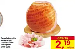 Interspar Prosciutto cotto Alta Qualità Granbiscotto Rovagnati offerta