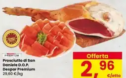 Interspar Prosciutto di San Daniele D.O.P. Despar Premium offerta