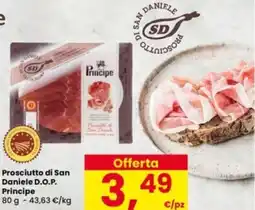 Interspar Prosciutto di San Daniele D.O.P. Principe offerta