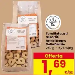 Interspar Tarallini gusti assortiti Re Nel Regno Delle Delizie offerta
