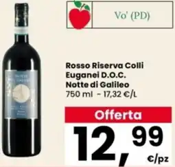 Interspar Rosso Riserva Colli Euganei D.O.C. Notte di Galileo offerta