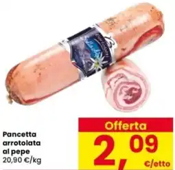 Interspar Pancetta arrotolata al pepe offerta