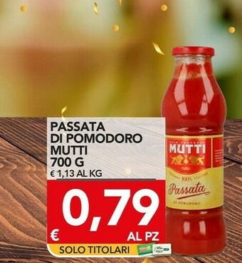 TuoDi Passata di pomodoro 700 g(ml) offerta