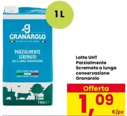 Interspar Latte UHT Parzialmente Scremato a lunga conservazione Granarolo offerta