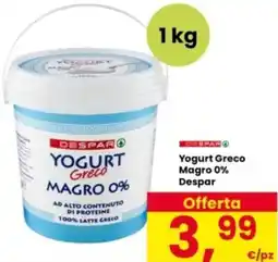 Interspar Yogurt Greco Magro 0% Despar offerta