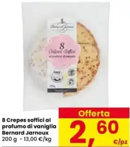 Interspar 8 Crepes soffici al profumo di vaniglia Bernard Jarnoux offerta