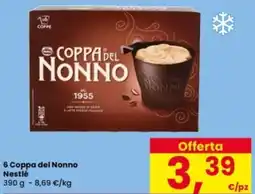 Interspar 6 Coppa del Nonno Nestlé offerta