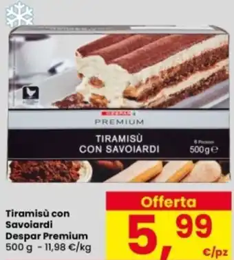 Interspar Tiramisù con Savoiardi Despar Premium offerta