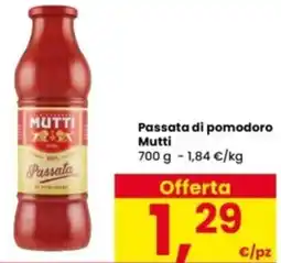 Interspar Passata di pomodoro Mutti offerta