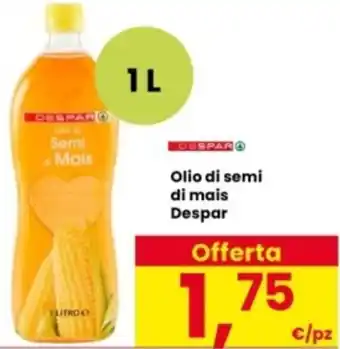 Interspar Olio di semi di mais Despar offerta