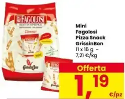 Interspar Mini Fagolosi Pizza Snack GrissinBon offerta