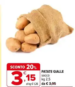 Iperal Patate gialle offerta