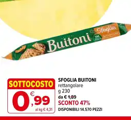 Iperal Sfoglia BUITONI offerta