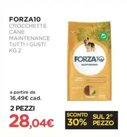 Arcaplanet Forza10 crocchette cane maintenance tutti i gusti offerta