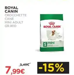 Arcaplanet Royal canin crocchette cane mini adult offerta