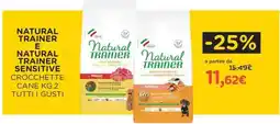 Arcaplanet Natural trainer e natural trainer sensitive crocchette offerta