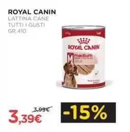 Arcaplanet Royal canin lattina cane tutti i gusti offerta