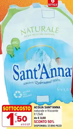 Iperal Acqua SANT'ANNA offerta
