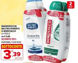 Iperal Bagnodoccia NEUTRO ROBERTS O BOROTALCO offerta