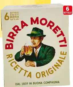 Iperal Birra MORETTI offerta