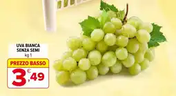 Iperal Uva bianca senza semi offerta