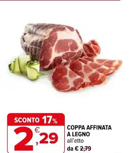 Iperal Coppa affinata a legno offerta