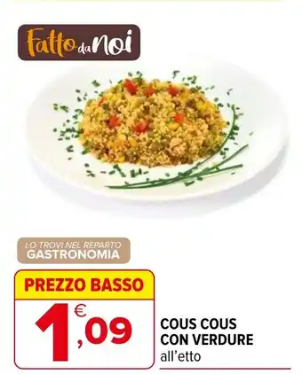 Iperal Cous cous con verdure Fatto da noi offerta