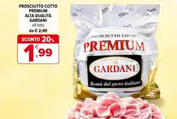 Iperal Prosciutto cotto premium alta qualità GARDANI offerta