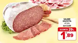 Iperal Salame GOLFETTA offerta