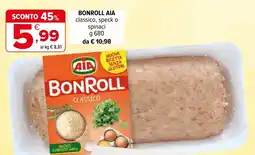 Iperal Bonroll aia classico, speck o spinaci offerta