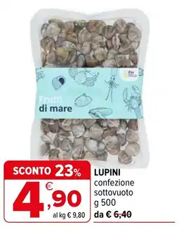 Iperal Lupini confezione sottovuoto offerta