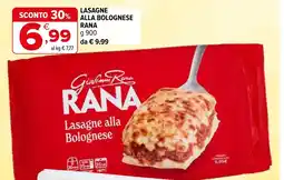 Iperal Lasagne alla Bolognese RANA offerta