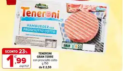 Iperal Teneroni gran terre con prosciutto cotto offerta