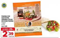 Iperal Piadina con olio extra vergine d'oliva riccione piadina offerta