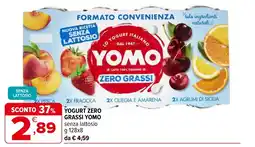 Iperal Yogurt zero grassi YOMO offerta