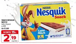 Iperal Snack nesquik NESTLÈ offerta