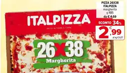 Iperal Pizza 26x38 ITALPIZZA offerta