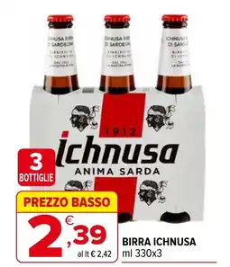 Iperal Birra ICHNUSA offerta