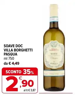 Iperal Soave doc villa borghetti PASQUA offerta