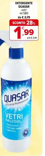 Iperal Detergente QUASAR vetri offerta