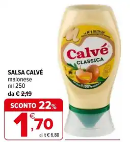 Iperal Salsa CALVÉ maionese offerta