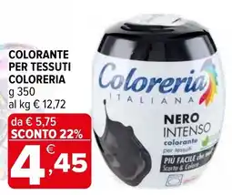 Iperal Colorante per tessuti COLORERIA` offerta