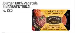 Supermercati Dok Burger 100% Vegetale UNCONVENTIONAL offerta