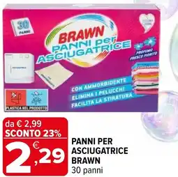 Iperal Panni per asciugatrice BRAWN offerta