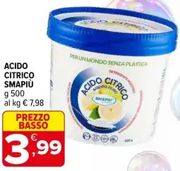 Iperal Acido citrico SMAPIÙ offerta
